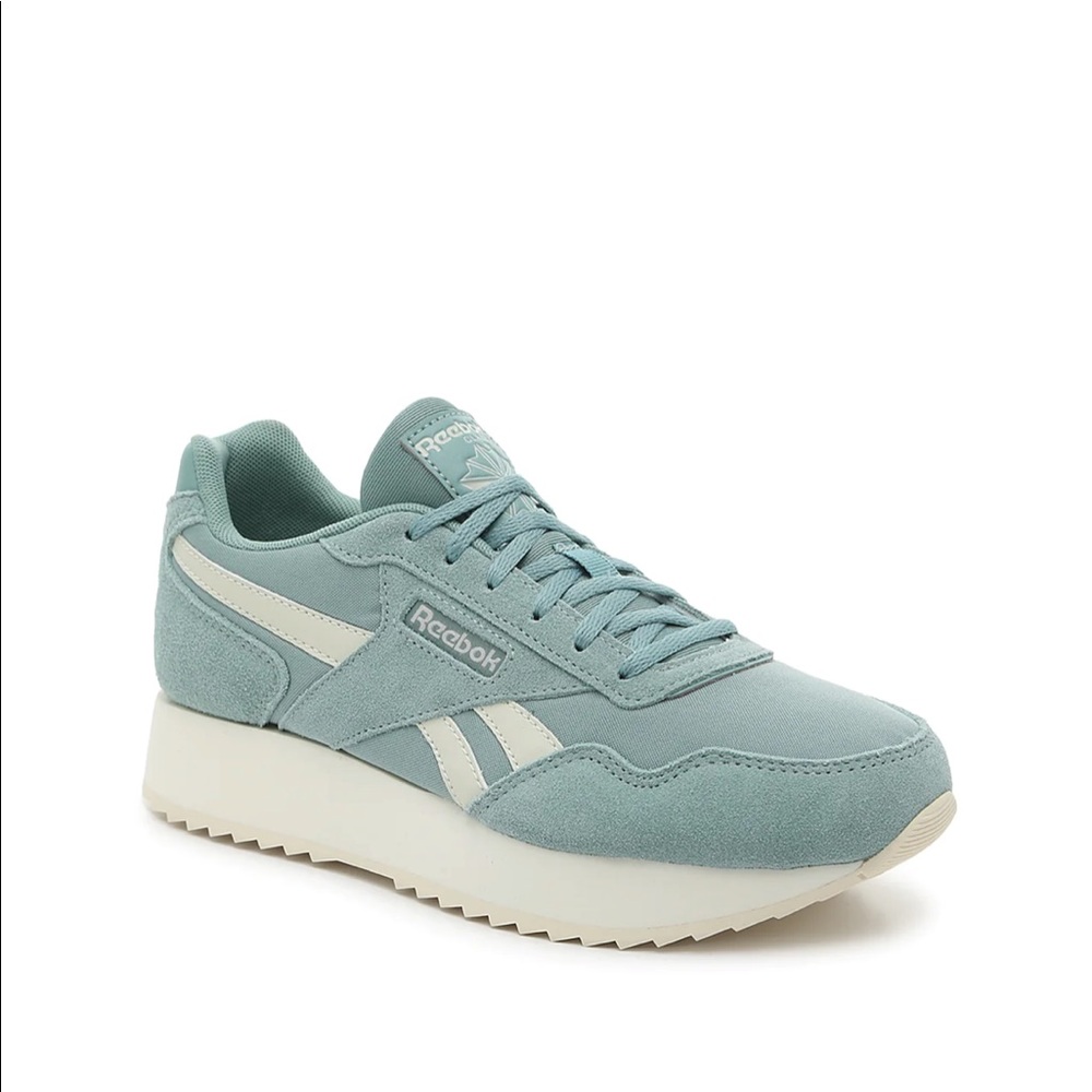 Teal Platform Reebok Sneakers
